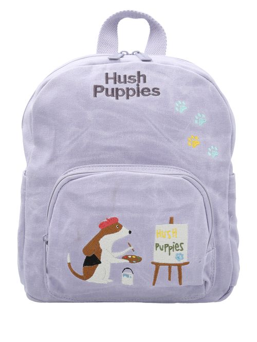 Mochila Canvas Engrasado Niña Artist Back Morado Hush Puppies