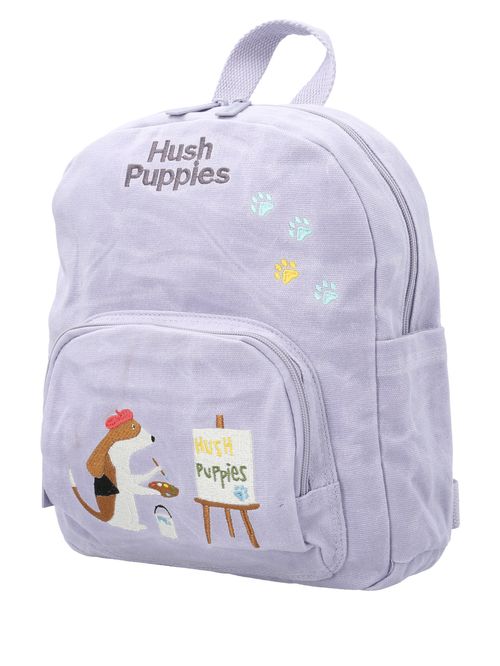 Mochila Canvas Engrasado Niña Artist Back Morado Hush Puppies