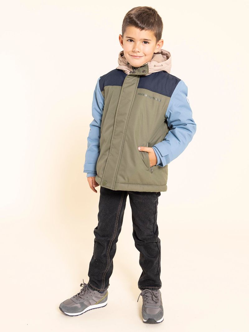 Parka Waterproof Niño Silvestre Verde