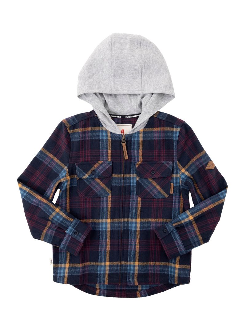 Chaqueta Franela Niño Nevado Azul