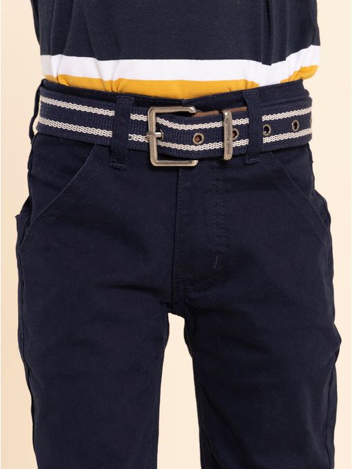 Pantalon Niño Belt Azul