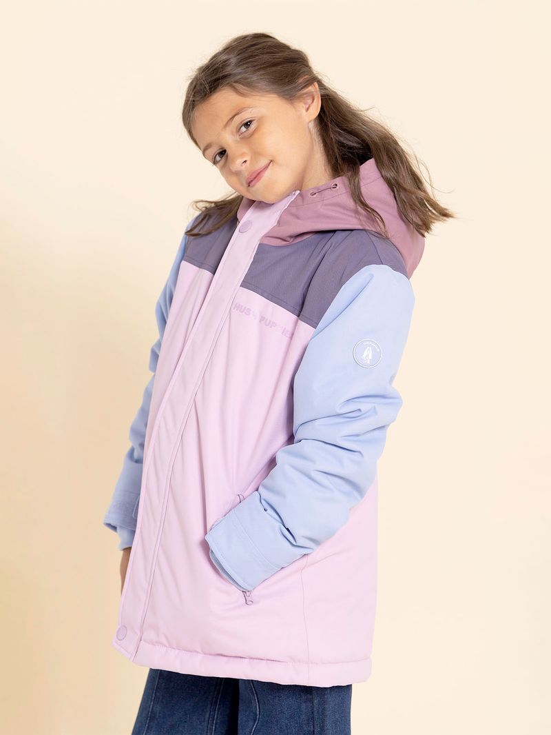 Parka Waterproof Niña Silvestre Morado