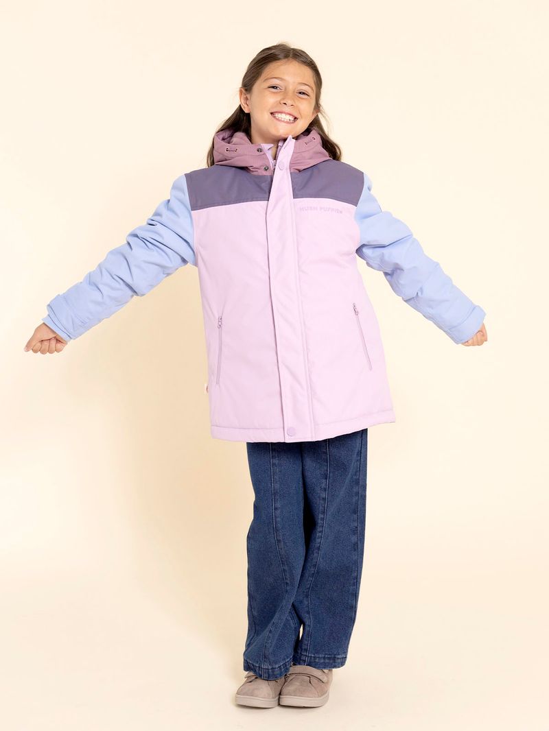 Parka Waterproof Niña Silvestre Morado