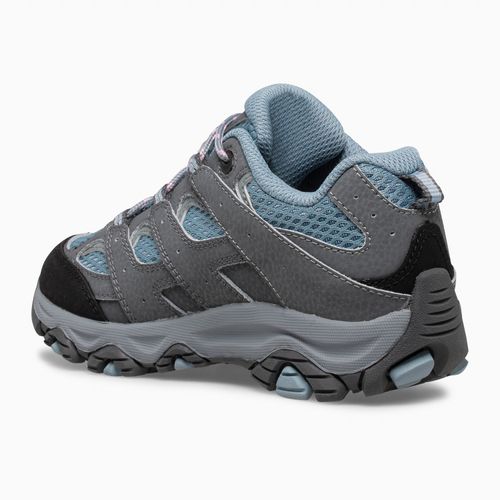Zapatilla Niños Moab 3 Waterproof Gris/Celeste Merrell