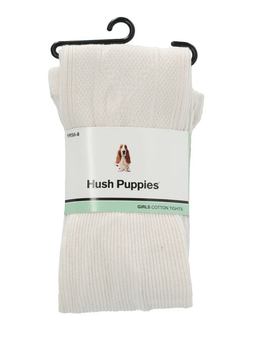 Calcetin Algodón Niña Panty Knit Crema Hush Puppies
