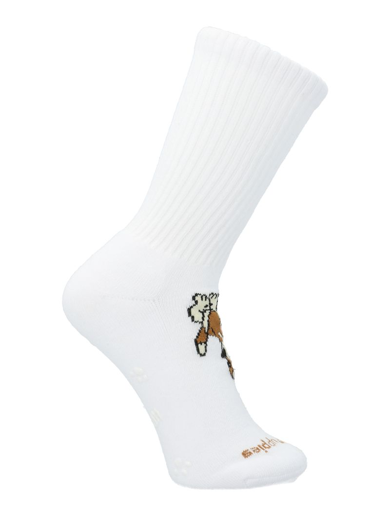 Calcetin-Algodon-Niño-C-Dog-Sportrib-Blanco-Hush-Puppies