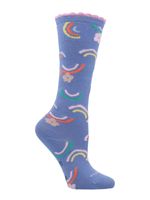 Calcetin-Algodon-Niña-Kh-St-Rainbow-Azul-Hush-Puppies