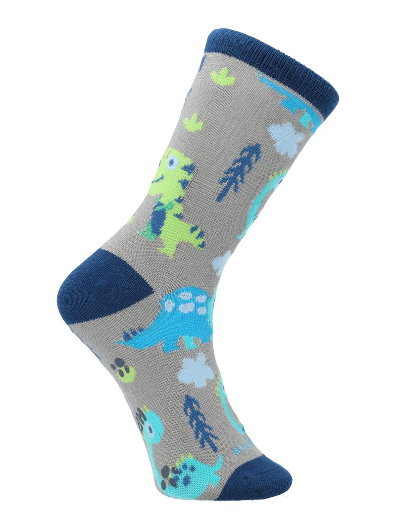 Calcetin-Algodon-Niño-C-Tryceratop-Gris-Hush-Puppies