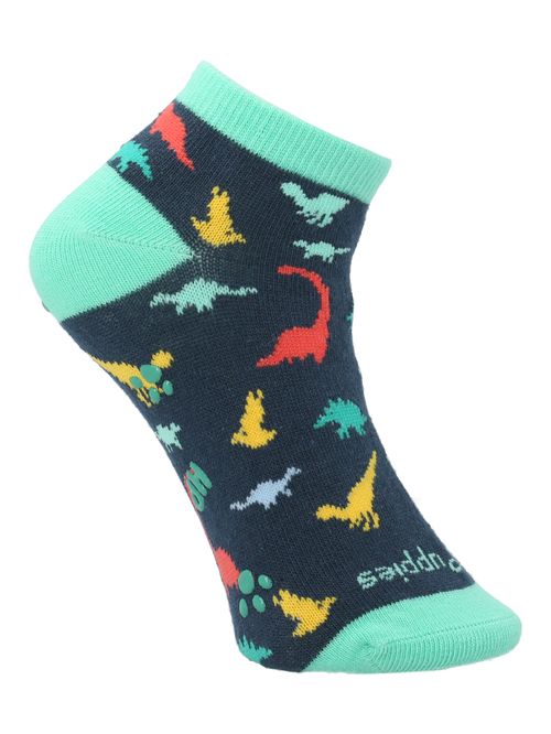 Calcetin Algodón Niño Ped Dinos Azul Hush Puppies