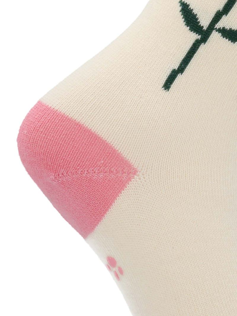 Calcetin-Algodon-Niña-C-Flower-Crema-Hush-Puppies