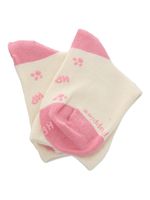 Calcetin-Algodon-Niña-C-Flower-Crema-Hush-Puppies