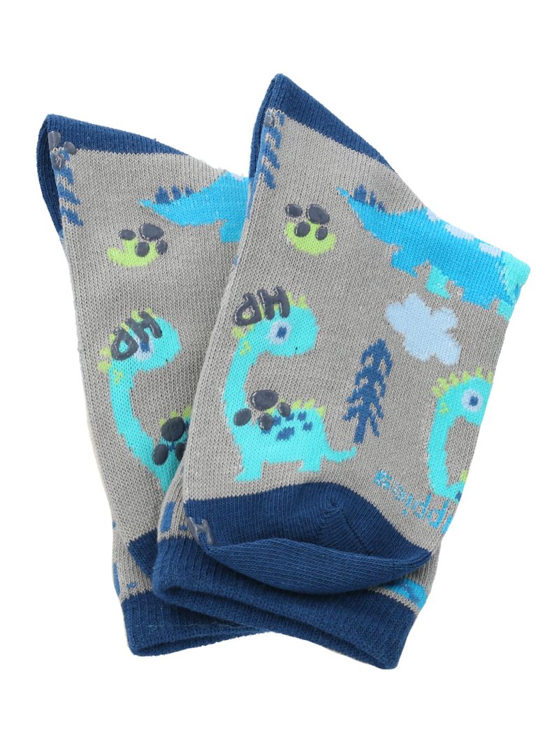 Calcetin-Algodon-Niño-C-Tryceratop-Gris-Hush-Puppies