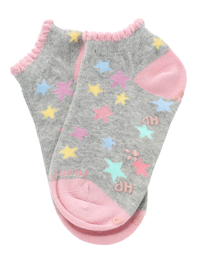 Calcetin-Algodon-Niña-Ped-St-Star-Gris-Hush-Puppies