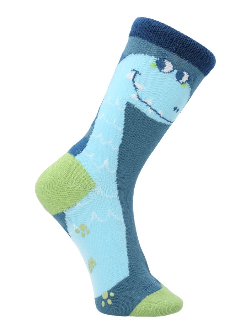 Calcetin-Algodon-Niño-C-Big-Dino-Azul-Hush-Puppies
