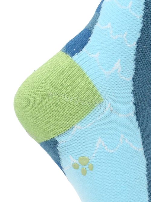 Calcetin Algodón Niño C Big Dino Azul Hush Puppies