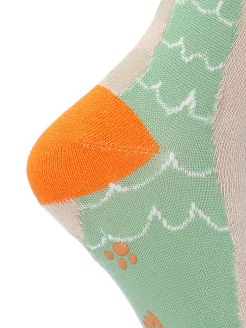 Calcetin Algodón Niño C Big Dino Beige/Crudo Hush Puppies