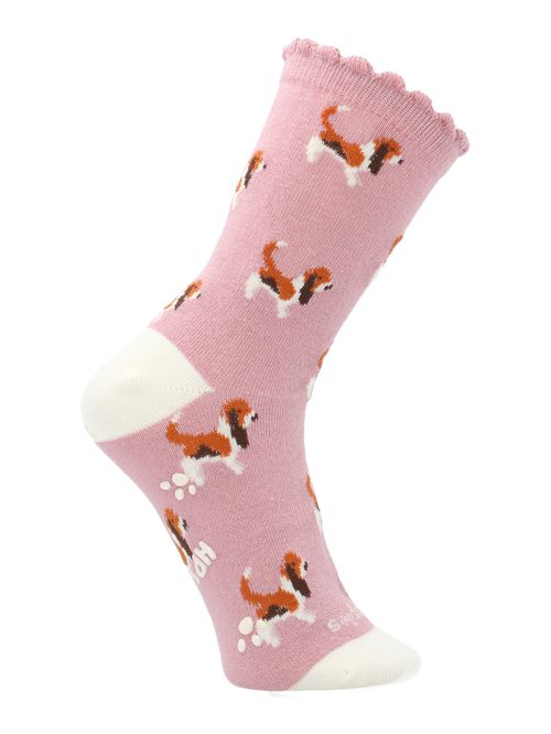 Calcetin Algodón Niña C St Bassets Rosado Hush Puppies