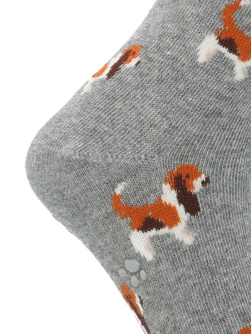 Calcetin Algodón Niño C Bassets Gris Hush Puppies