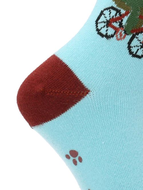 Calcetin Algodón Niño C Dinosaur Azul Hush Puppies