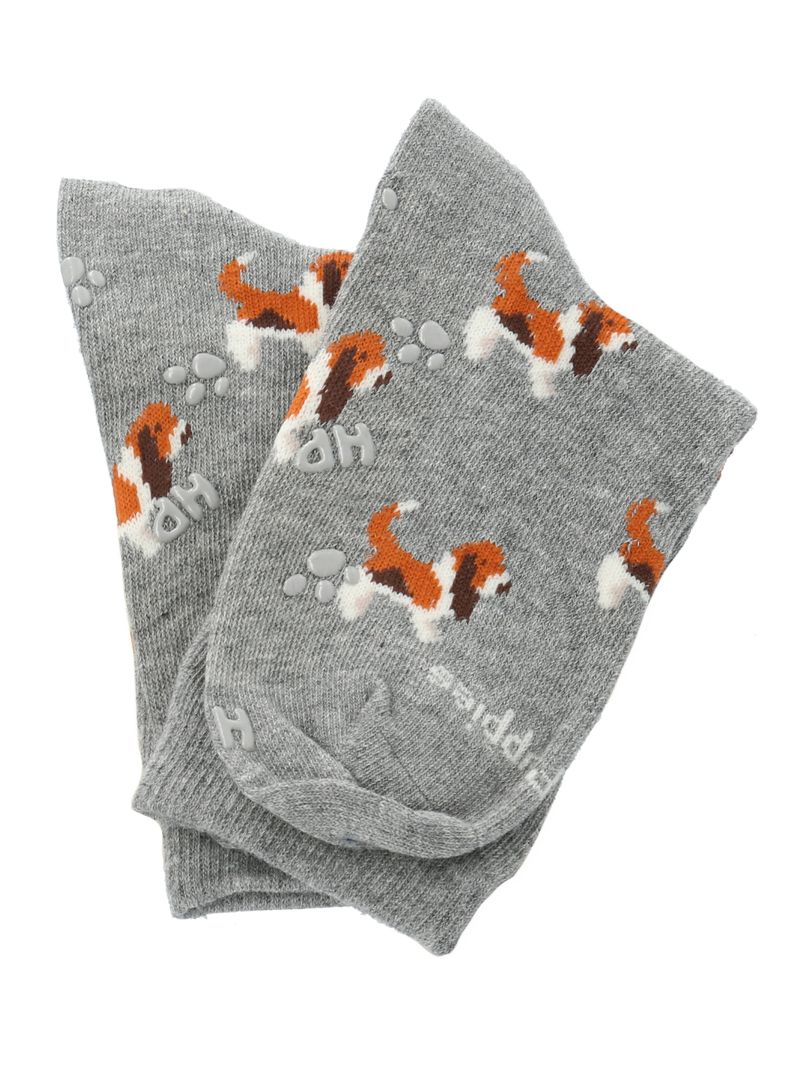 Calcetin-Algodon-Niño-C-Bassets-Gris-Hush-Puppies