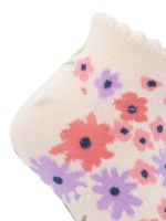 Calcetin-Algodon-Niña-Ped-St-Flowers-Rosado-Hush-Puppies