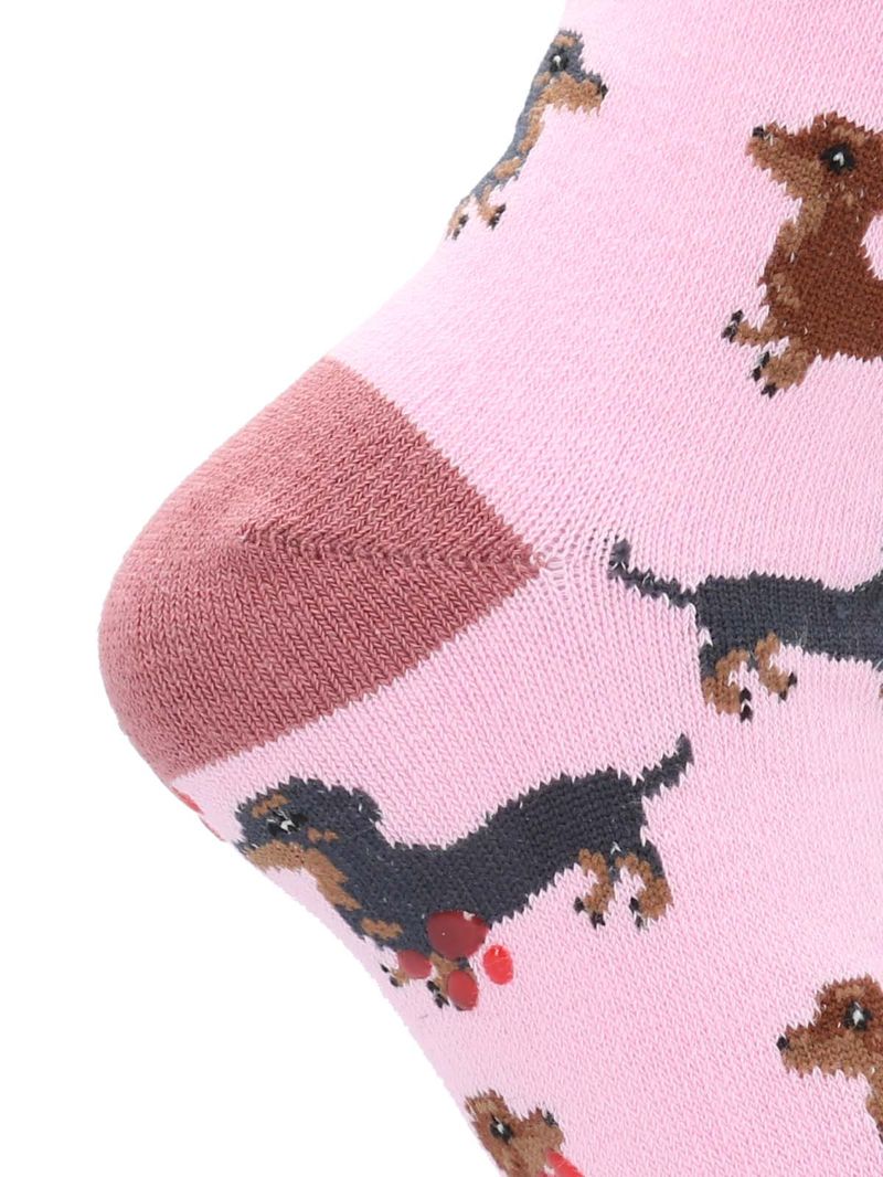 Calcetin-Algodon-Niña-C-Dachshund-Rosado-Hush-Puppies