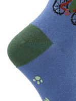 Calcetin-Algodon-Niño-C-Dinosaur-Azul-Hush-Puppies