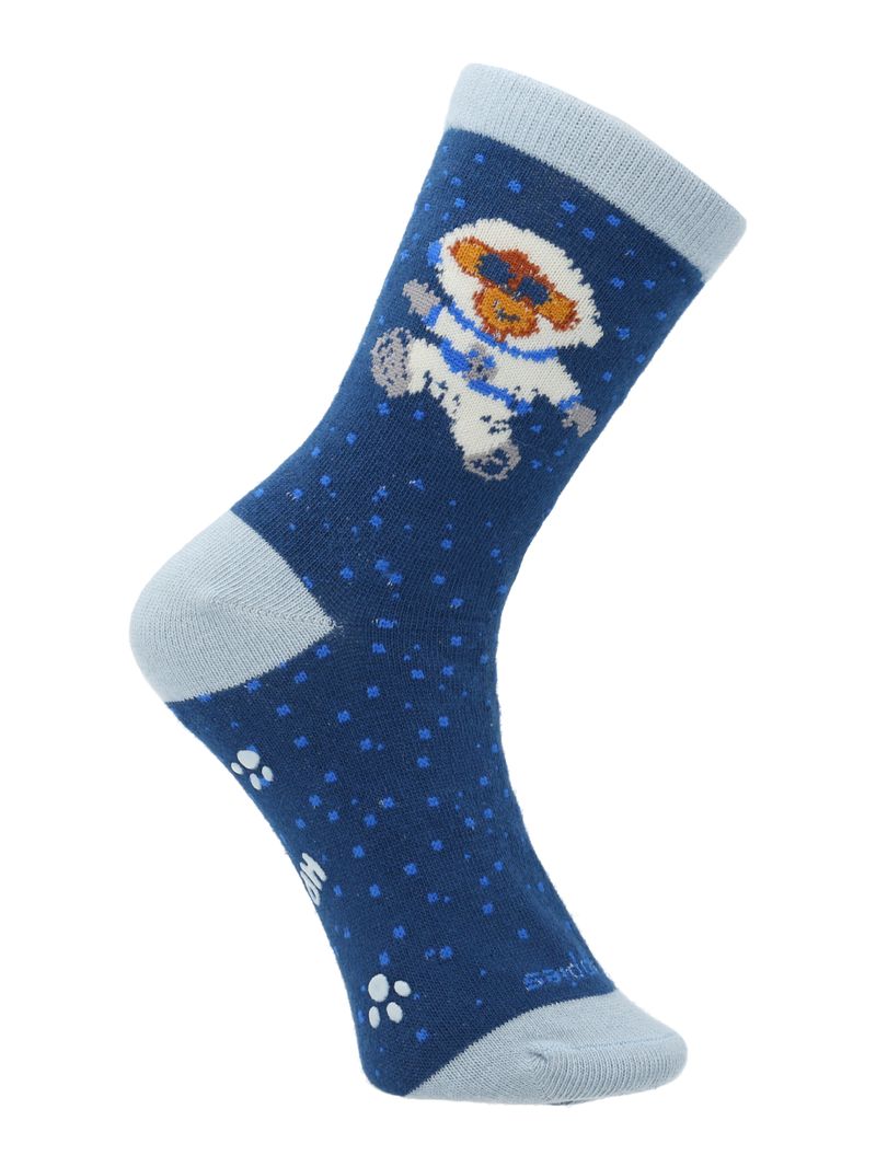 Calcetin Algodón Niño C Monkey Azul Hush Puppies