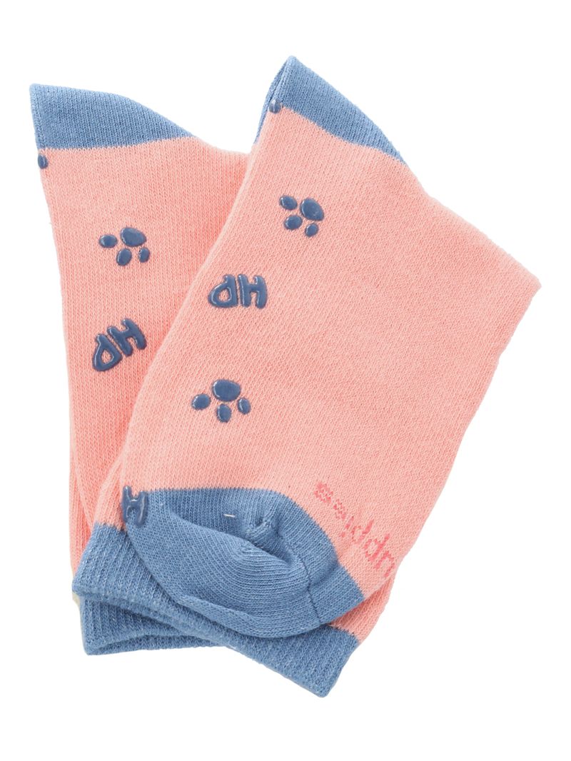 Calcetin-Algodon-Niña-C-Fun-Giraffe-Rosado-Hush-Puppies