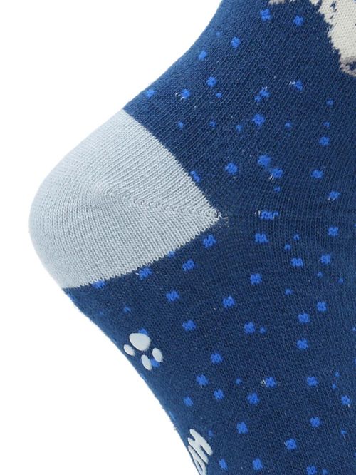 Calcetin Algodón Niño C Monkey Azul Hush Puppies