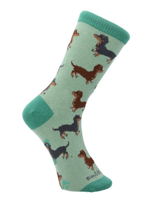 Calcetin Algodón Niño C Dachshund Verde Hush Puppies