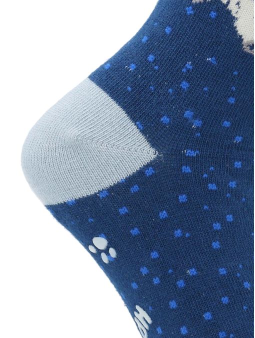 Calcetin Algodón Niño C Monkey Azul Hush Puppies