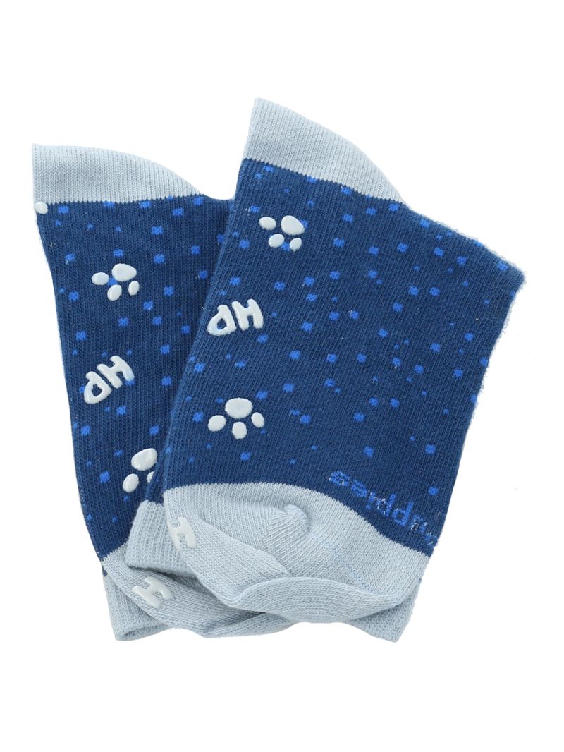 Calcetin Algodón Niño C Monkey Azul Hush Puppies