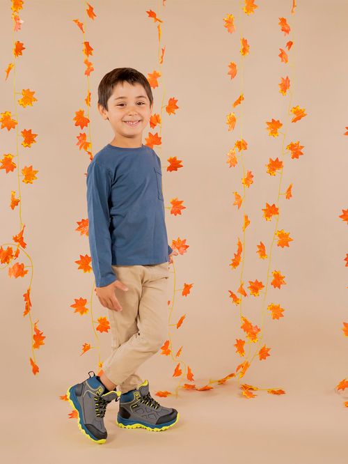 Zapatilla Niño Niki Turquesa  Calpany