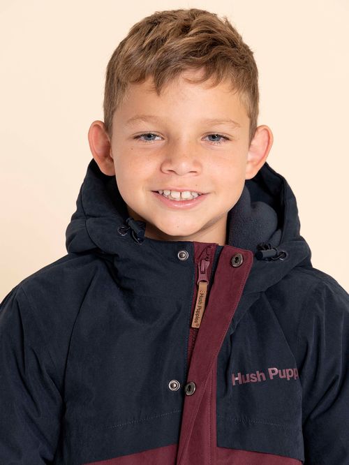 Parka Tres En Uno Waterproof Niña Optimus Rosado