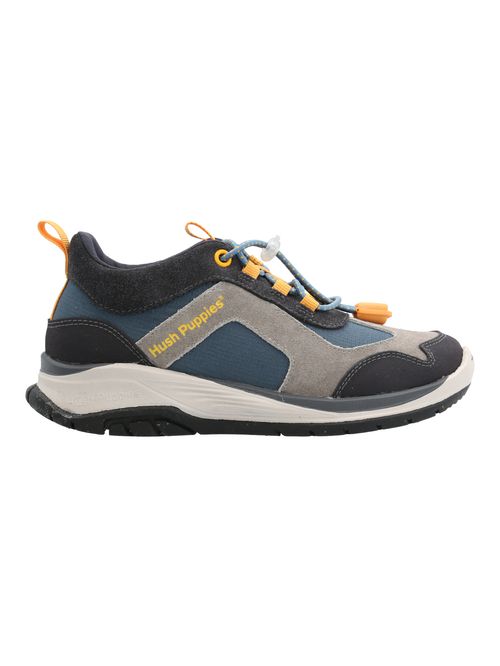 Zapatilla Cuero Niño Fastland Azul