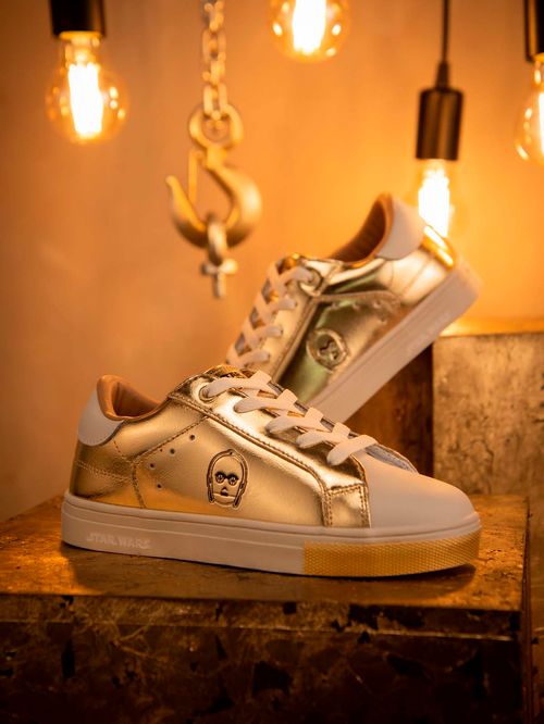 Zapatilla Niña Star Wars C-3PO Dorado Hush Puppies