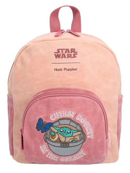 Mochila Star Wars Niña Grogu Cutest Back Rosado  Hush Puppies