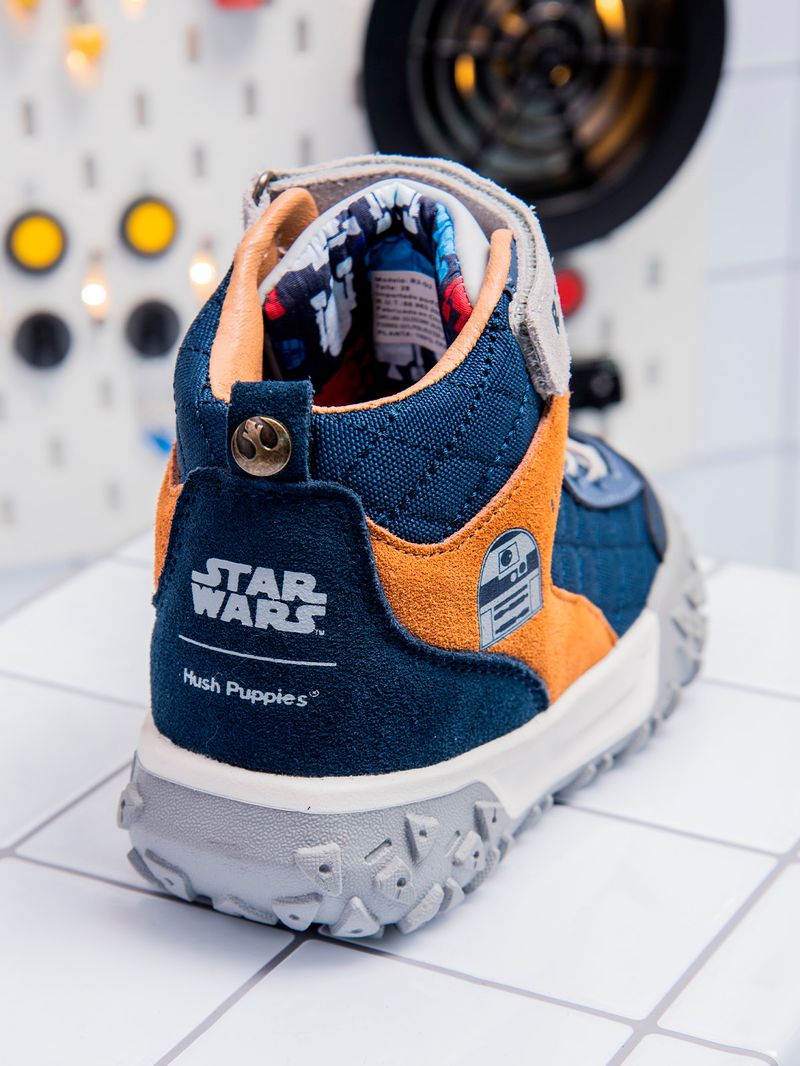 Botin-Niño-Star-Wars-R2-D2-Azul-Hush-Puppies