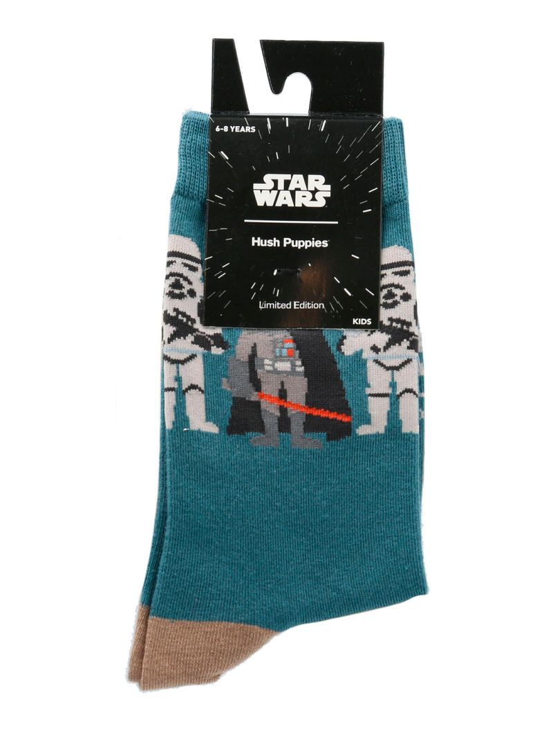 Calcetin-Star-Wars-Algodon-Niño-Dark-Side-Azul--Hush-Puppies
