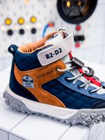 Botin-Niño-Star-Wars-R2-D2-Azul-Hush-Puppies