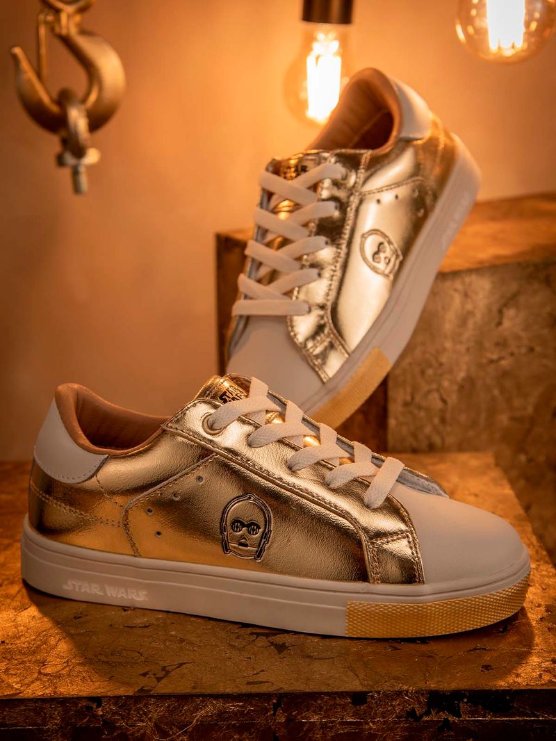 Zapatilla-Niña-Star-Wars-C-3PO-Dorado-Hush-Puppies