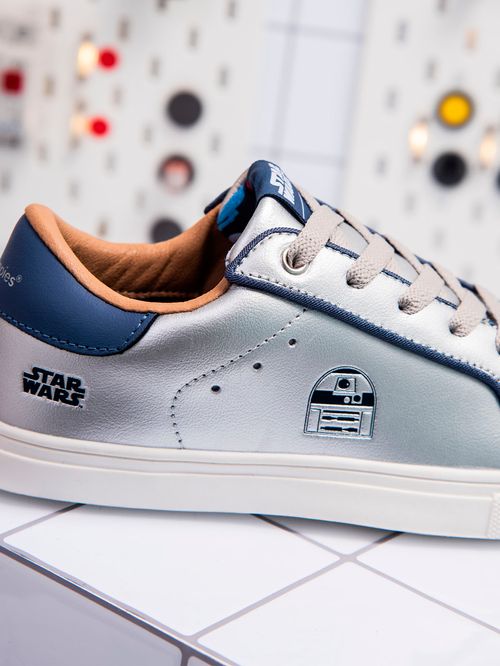 Zapatilla Niño Star Wars R2-D2 Plateado Hush Puppies