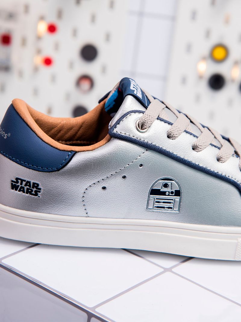 Zapatilla-Niño-Star-Wars-R2-D2-Plateado-Hush-Puppies