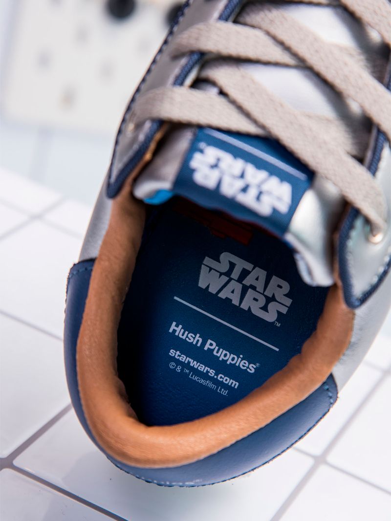 Zapatilla-Niño-Star-Wars-R2-D2-Plateado-Hush-Puppies