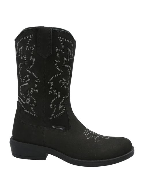 Bota Cuero Niña New Texas Negro