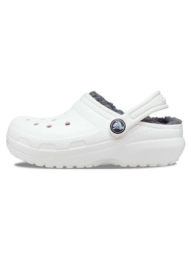 Zueco-Infantil-Niña-Classic-Lined-Clog-K-Blanco-Crocs