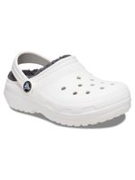 Zueco-Infantil-Niña-Classic-Lined-Clog-K-Blanco-Crocs