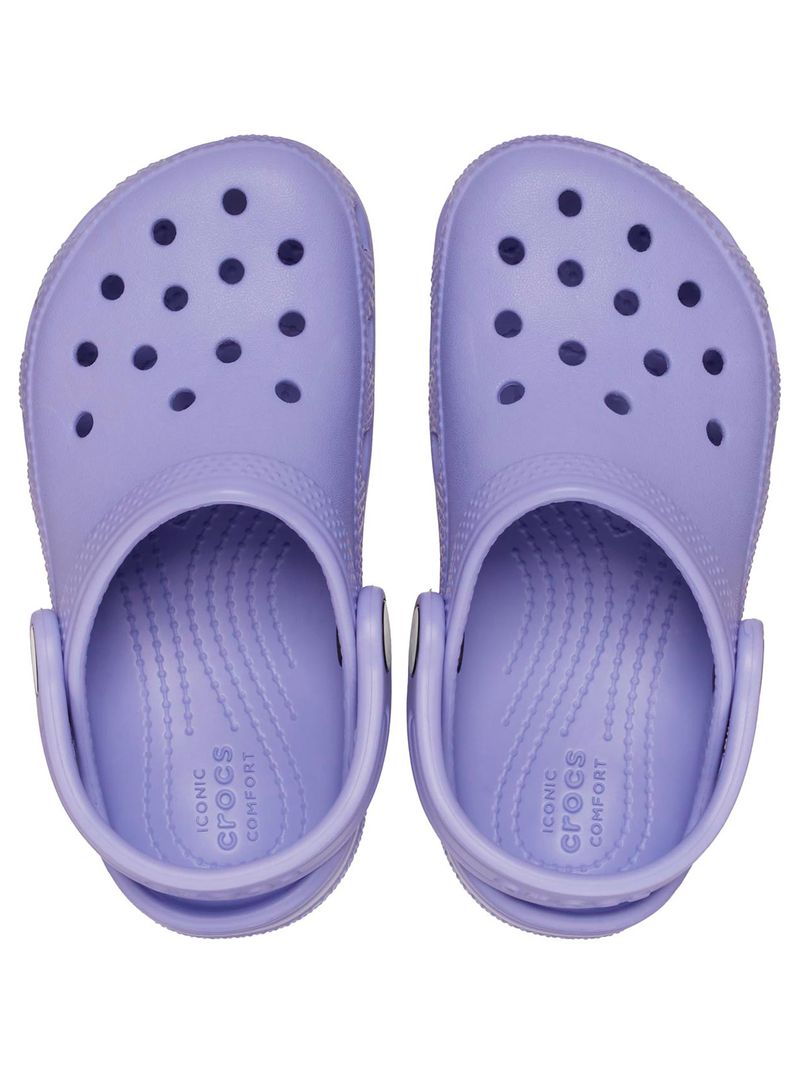 Zueco Infantil Toddler Niña Classic Clog T Morado Crocs