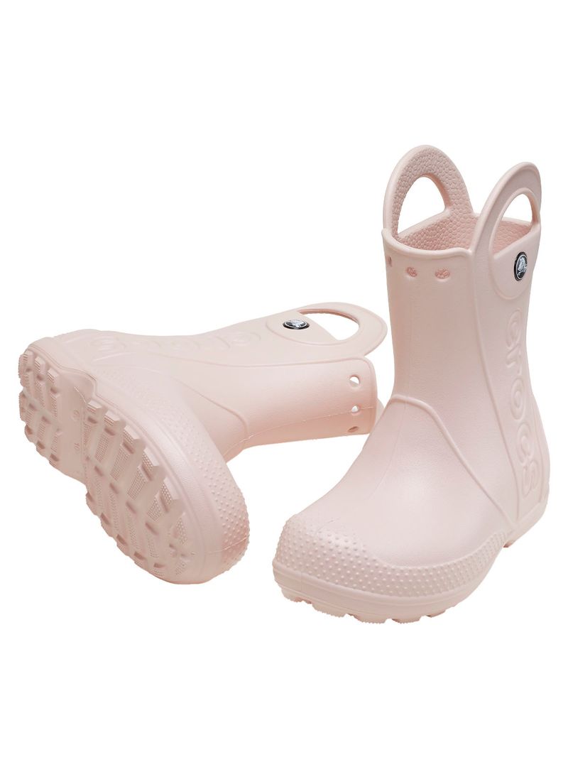 Bota De Agua Infantil Toddler Niña Handle It Rain Kids Rosado Crocs